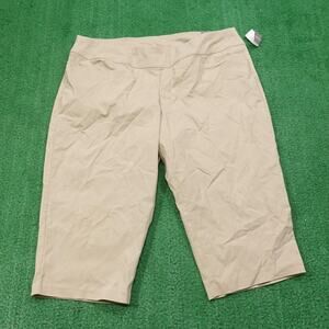 CJ Banks Signature Slimming Capri Pants Womens 20W Moderately Curvy Pull On